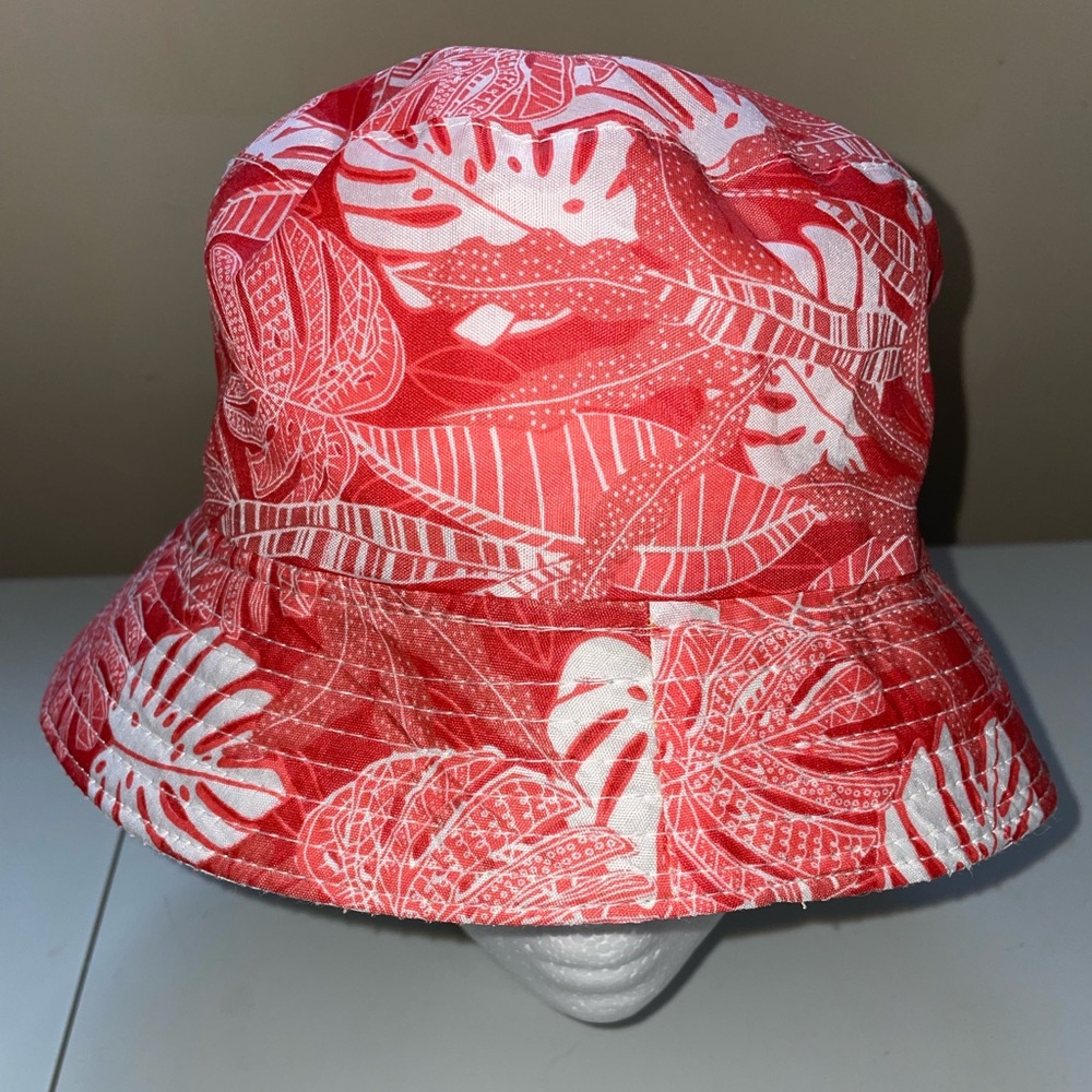 Red Tropical Bucket Hat